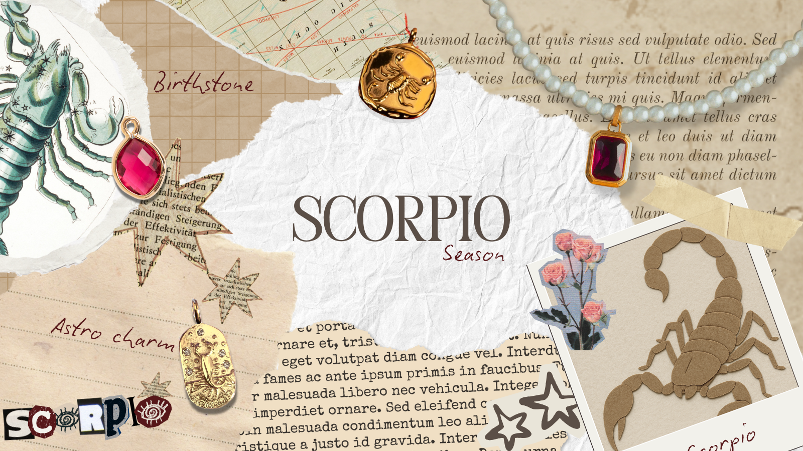 Scorpio Season Jewelry Trends: Personalized Charms, Pearls & Zodiac Pieces