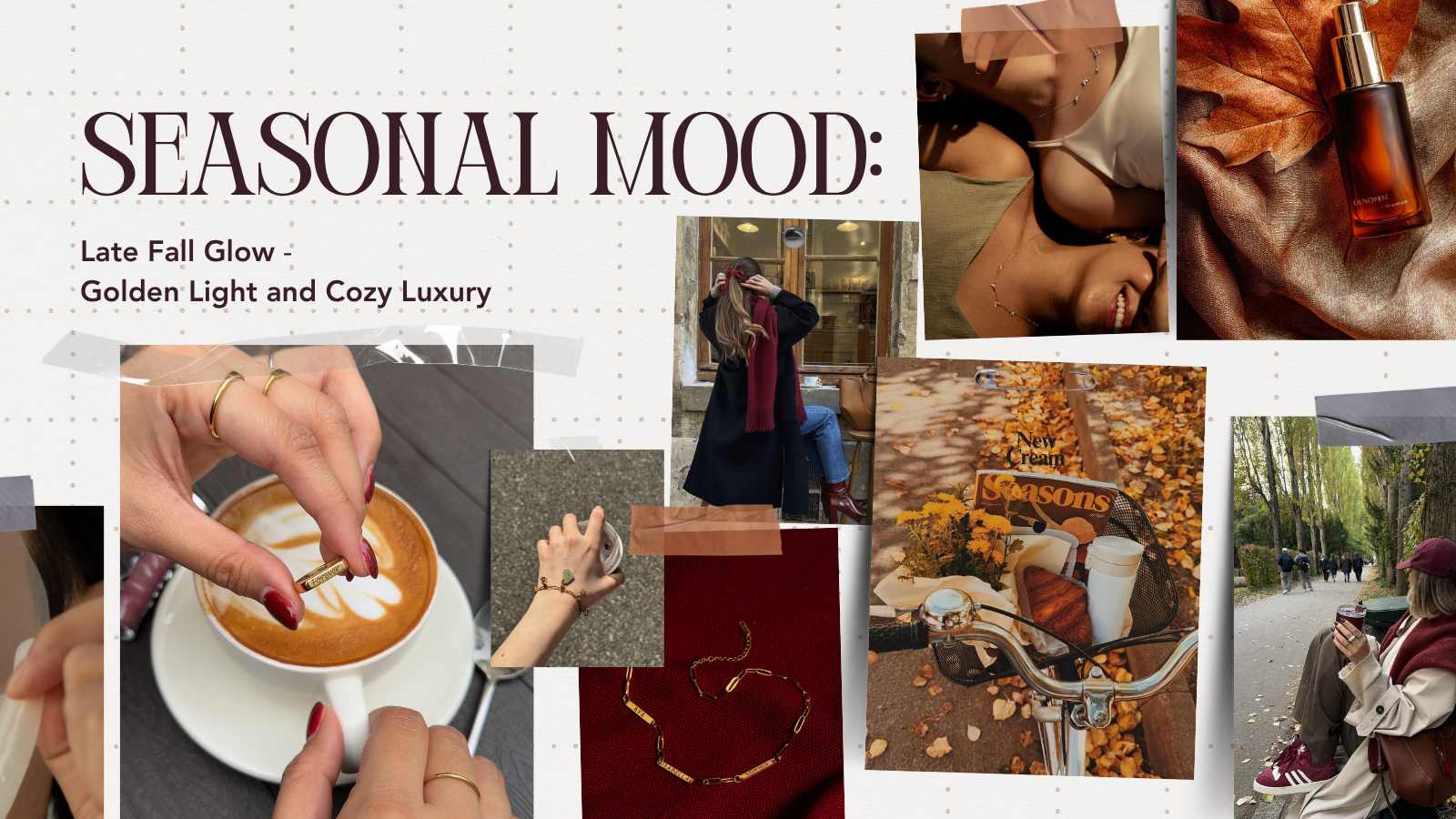 Seasonal Mood: “Late Fall Glow” — Golden Light and Cozy Luxury