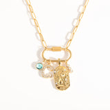 Engravable Gemini Medallion Charm