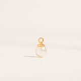 Charm de perla redonda
