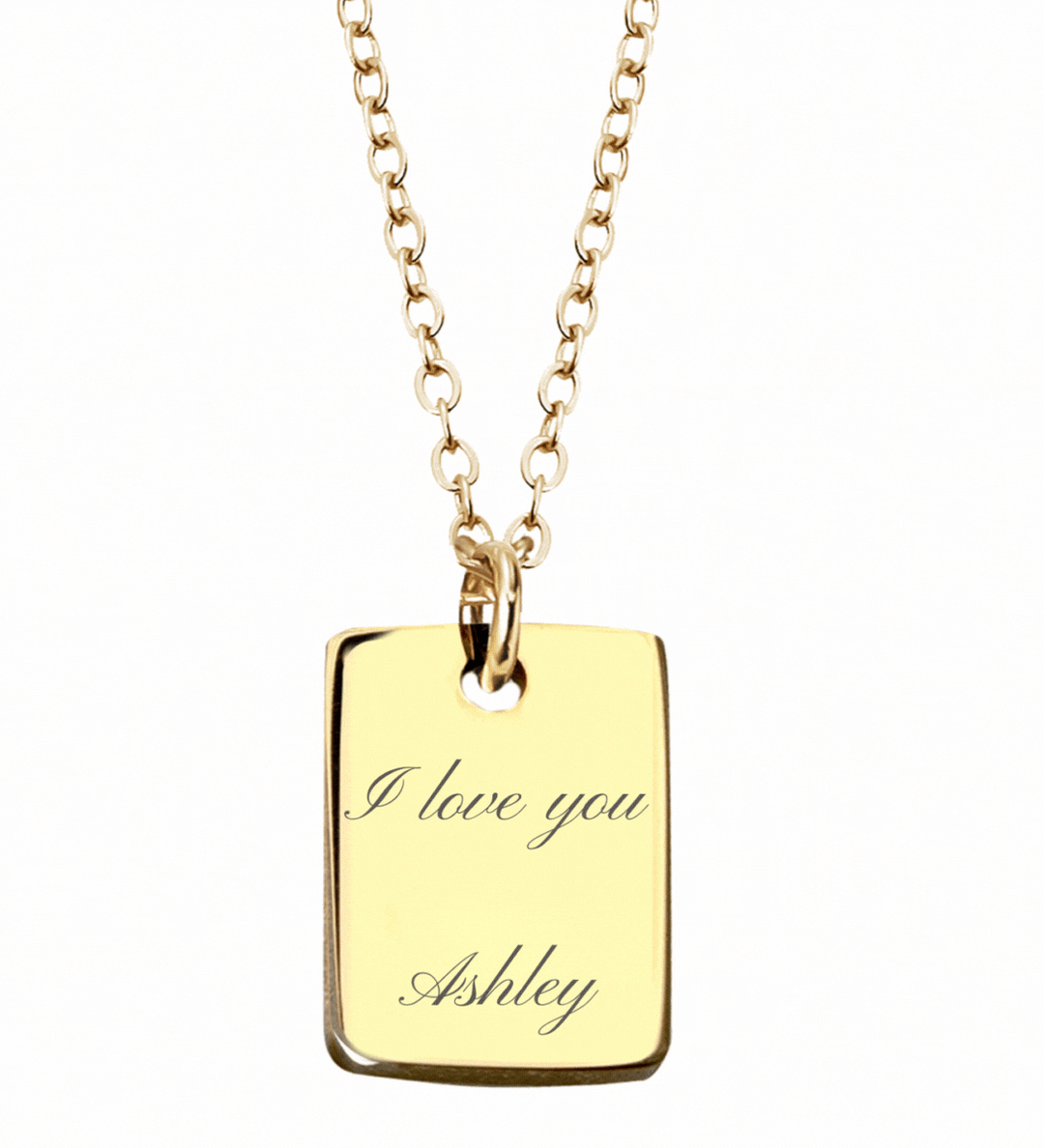 Personalized Tag Necklace