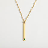 Birthstone Bar Necklace
