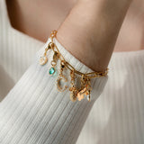 Base de pulsera con dijes