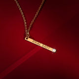 Birthstone Bar Necklace