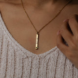 Birthstone Bar Necklace