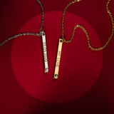Birthstone Bar Necklace