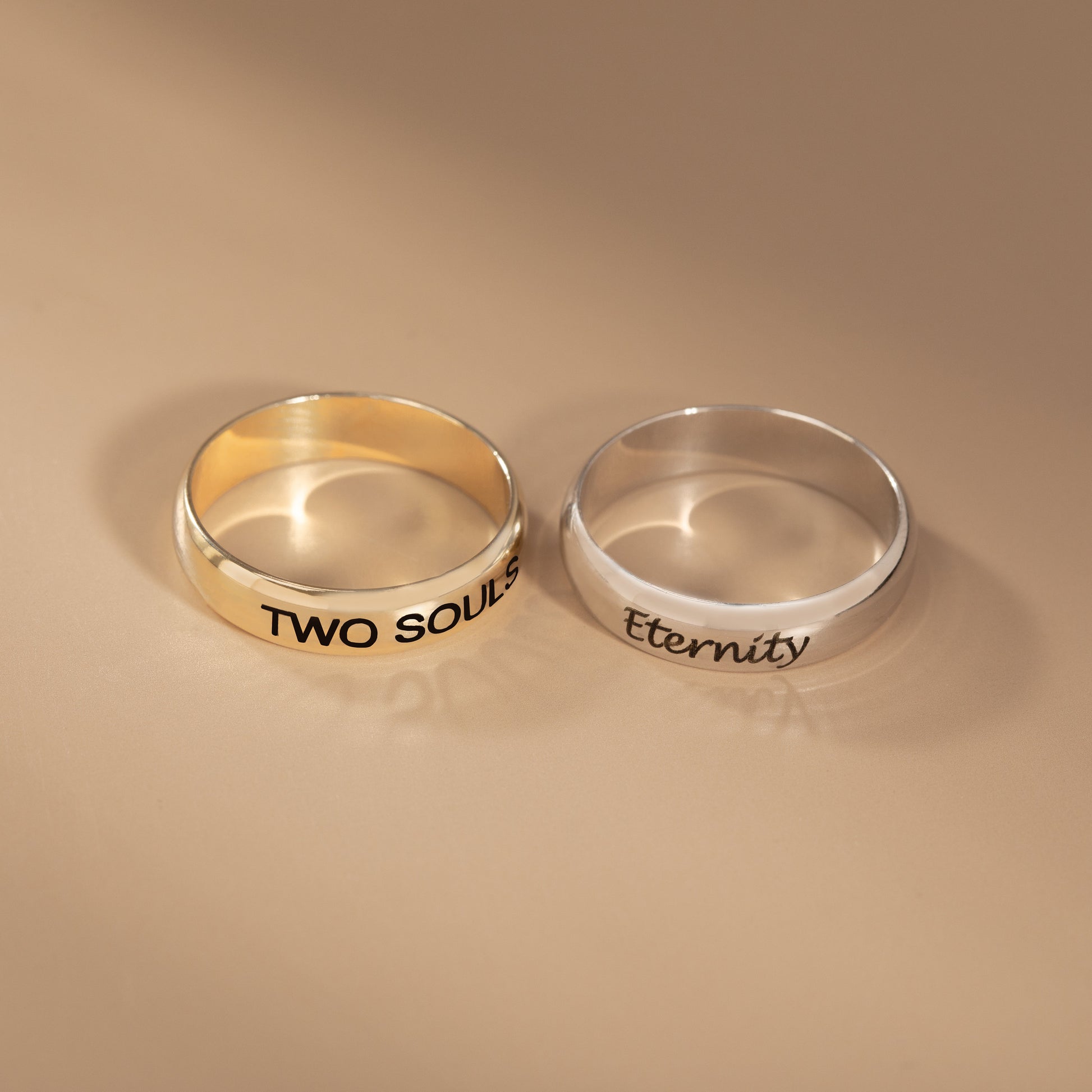 Custom Engraved Stackable Rings Mother's Day Gift Personalized Name Matching Mother Daughter Ring Gifts for Mom Promise Ring Gift for Women