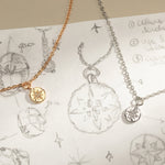 Dainty Compass Necklace, Mother's Day Gift from Daughter, Friendship Handmade Jewelry, Birthday Gift Jewelry Lover, Jewelry for Mom
