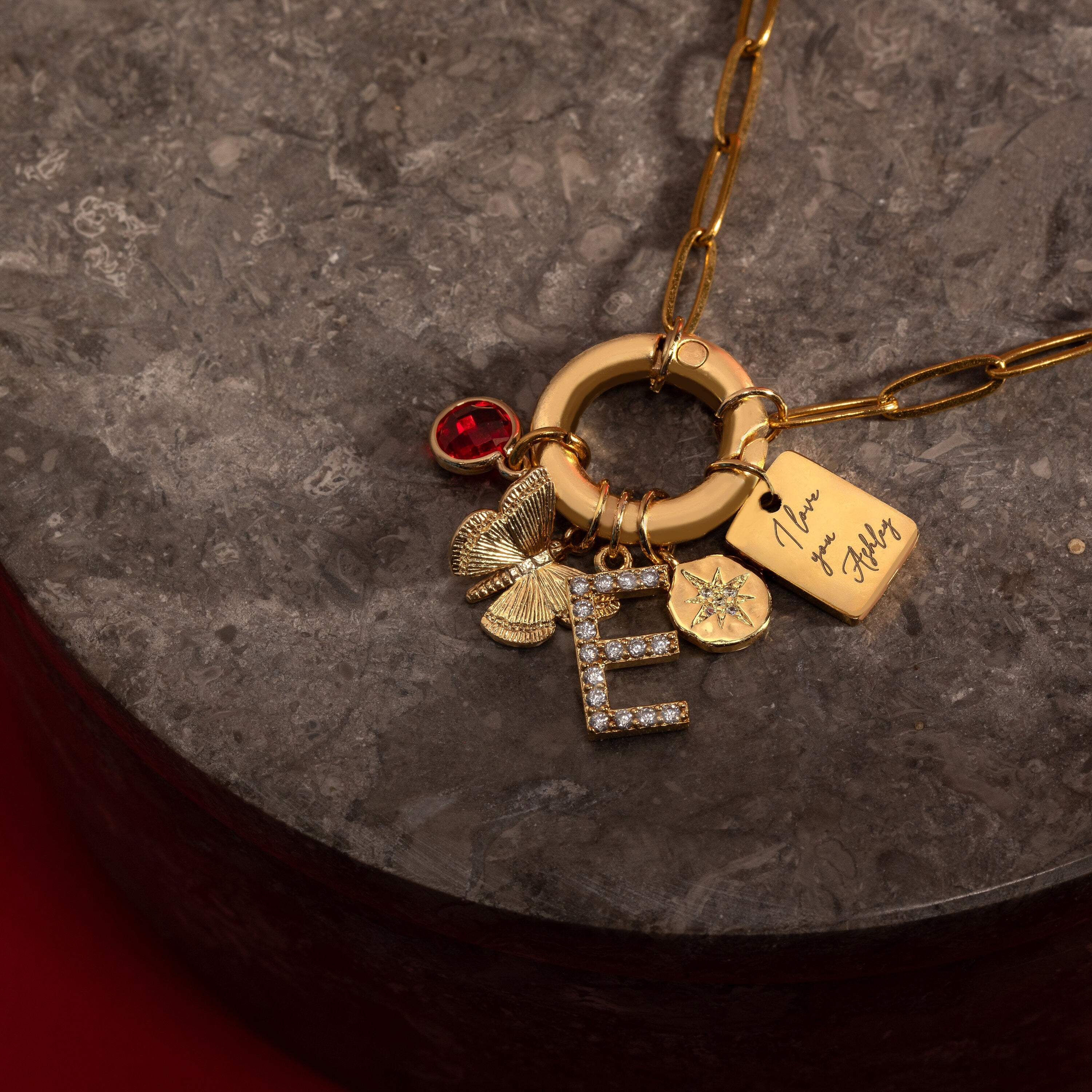 Charm Necklace, Personalized jewelry for Her, Custom Charm Necklace, Graduation Gift, Mom Jewelry, Build Your Own Necklace, Bridesmaid Gift
