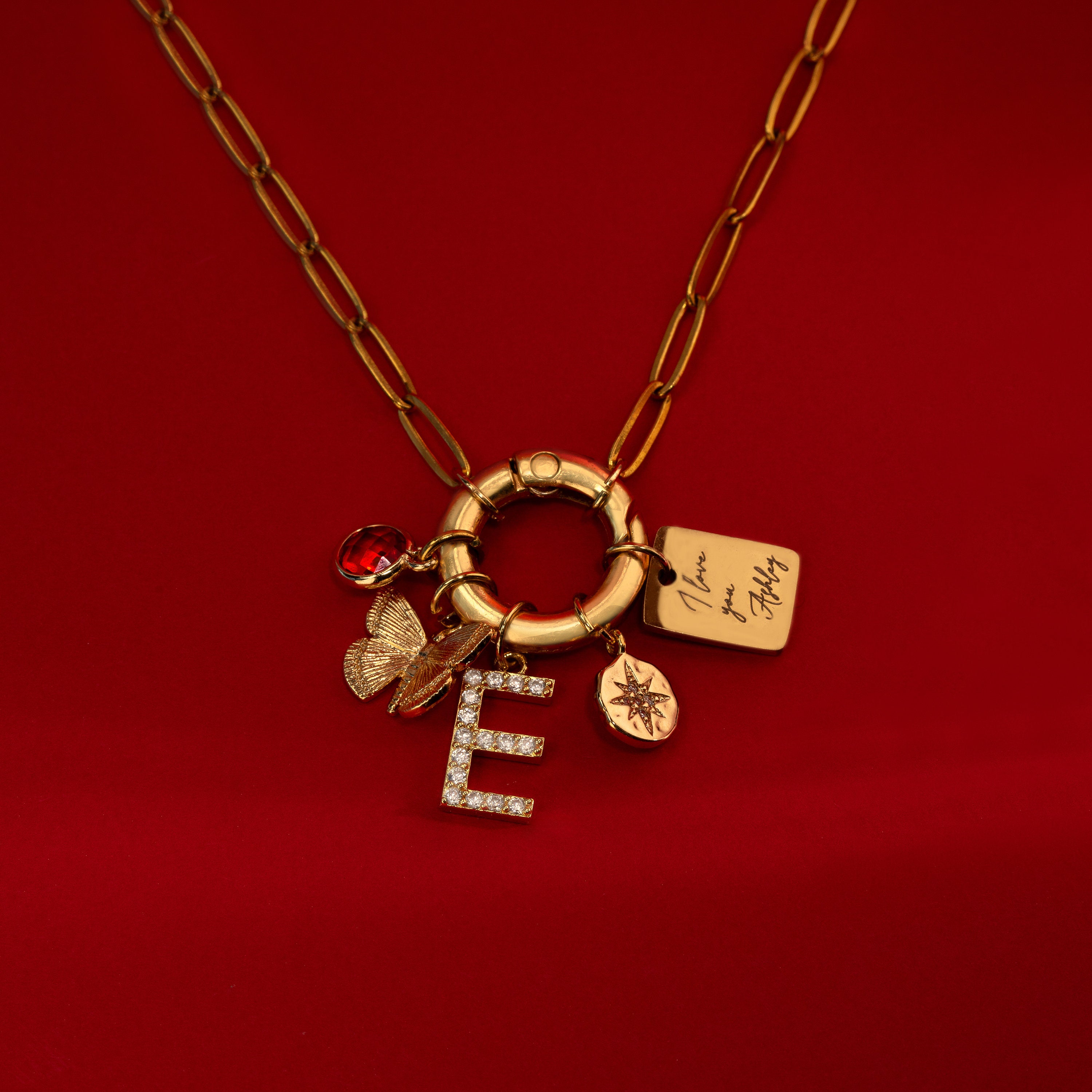 Charm Necklace, Personalized jewelry for Her, Custom Charm Necklace, Graduation Gift, Mom Jewelry, Build Your Own Necklace, Bridesmaid Gift